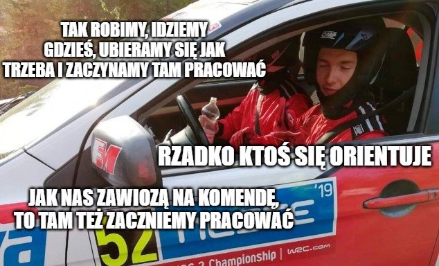 Polacy przebrali się, wsiedli do samochodu udającego wyścigowy i wystartowali w Rajdzie Finlandii