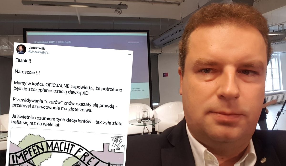 Jacek Wilk porównuje szczepienia do obozu koncentracyjnego 