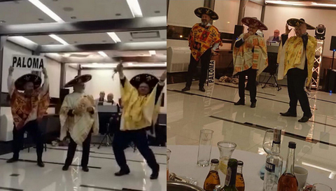 Ciężki bal na naradzie NFZ: poncha, sombrera i bimber polewany bez litości