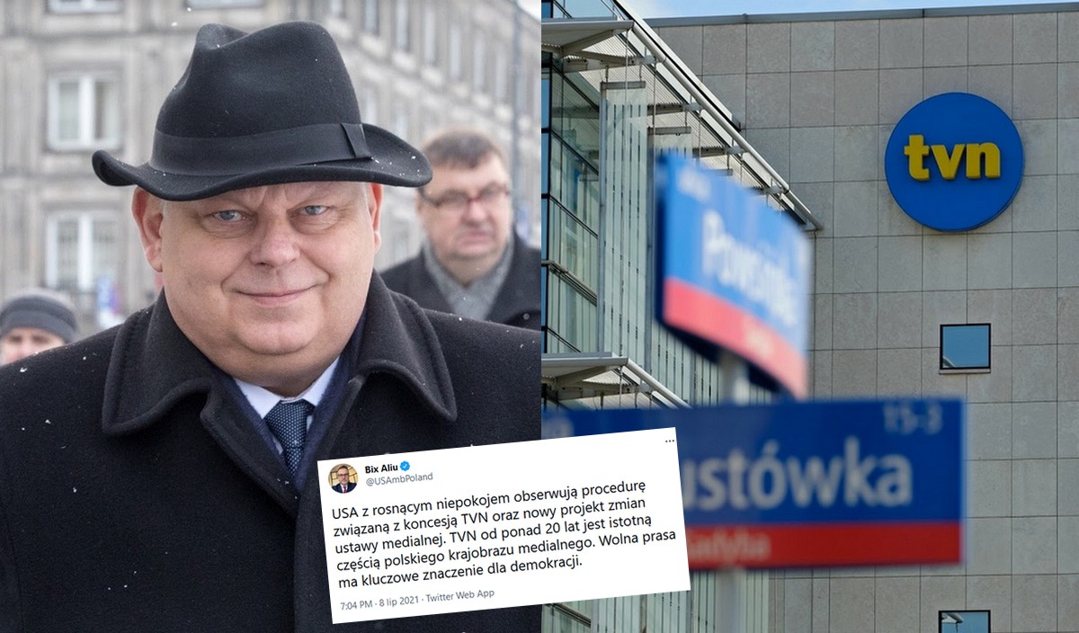 Ambasada USA komentuje ustawę medialną PiS, że czują pewien niepokój