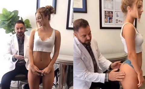 Instagramerka poszła do lekarza, żeby potwierdził prawdziwość jej pośladków