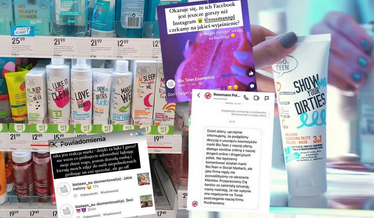Rossmann usunie kosmetyki firmy, która zrobiła bieda-s*ks-marketing i zastraszała klientkę
