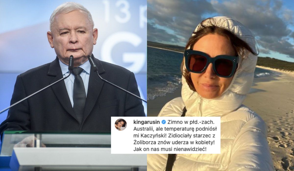 Kinga Rusin wyjaśnia Kaczyńskiemu, dlaczego kobiety nie chcą rodzić i nazywa go zidiociałym starcem z Żoliborza