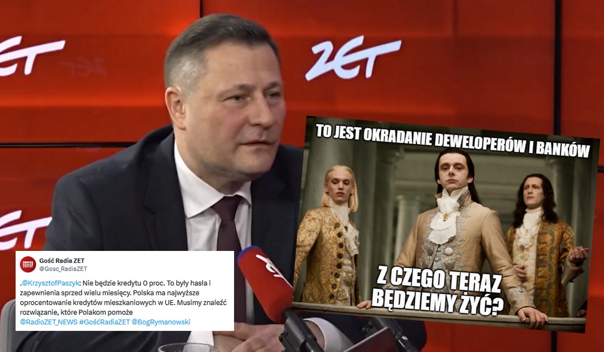 Minister Paszyk zapowiedział, że nie będzie kredytu 0%, ale nie umiał wyjaśnić dlaczego