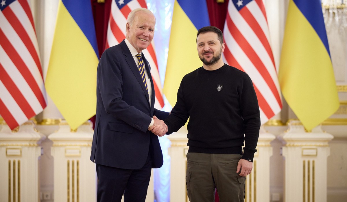 Joe Biden złożył niezapowiedzianą wizytę w Kijowie