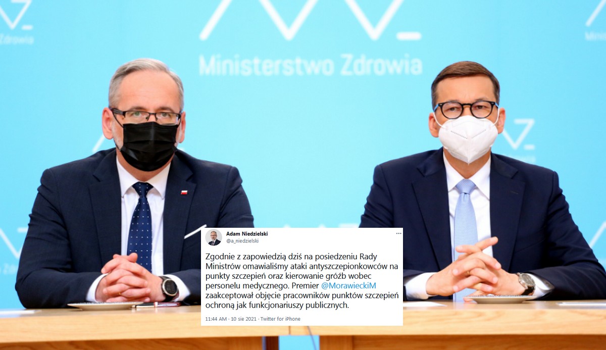 Pracownicy punktów szczepień będą chronieni jak funkcjonariusze publiczni