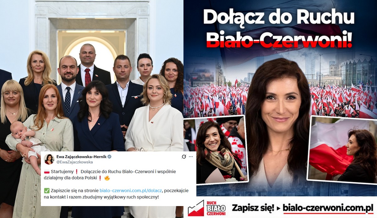 Była polityczka Nowej Nadziei Ewa Zajączkowska-Hernik ruszyła ze stowarzyszeniem Ruch Biało-Czerwonych