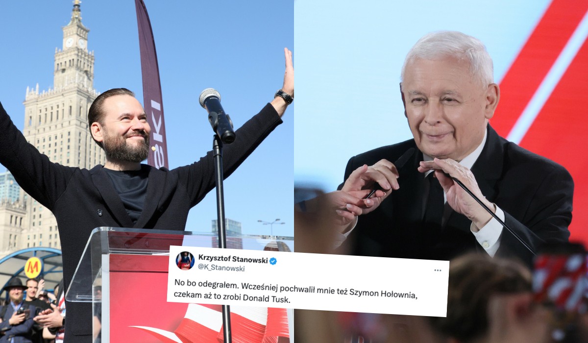 Nadprezes Kaczyński docenił Stanowskiego: "odegrał naprawdę dobrą rolę"