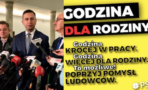 PSL chce 7-godzinnego dnia pracy, ale tylko dla rodziców
