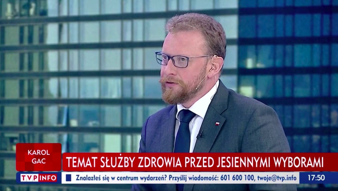 Minister Szumowski: stan służby zdrowia i mafie lekowe to przez Platformę Obywatelską