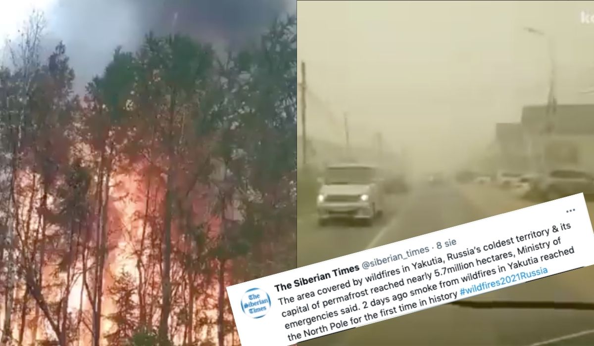 Syberia: pożary spowodowały smog tak niebezpieczny, że ludzie mają siedzieć w domach 