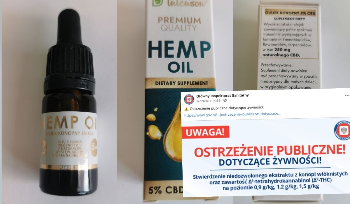 GIS trochę ostrzega, a trochę reklamuje: w olejkach CBD znaleziono THC, elo