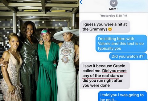 Mama do Michelle Obamy po Grammy: spotkałaś jakieś prawdziwe gwiazdy?