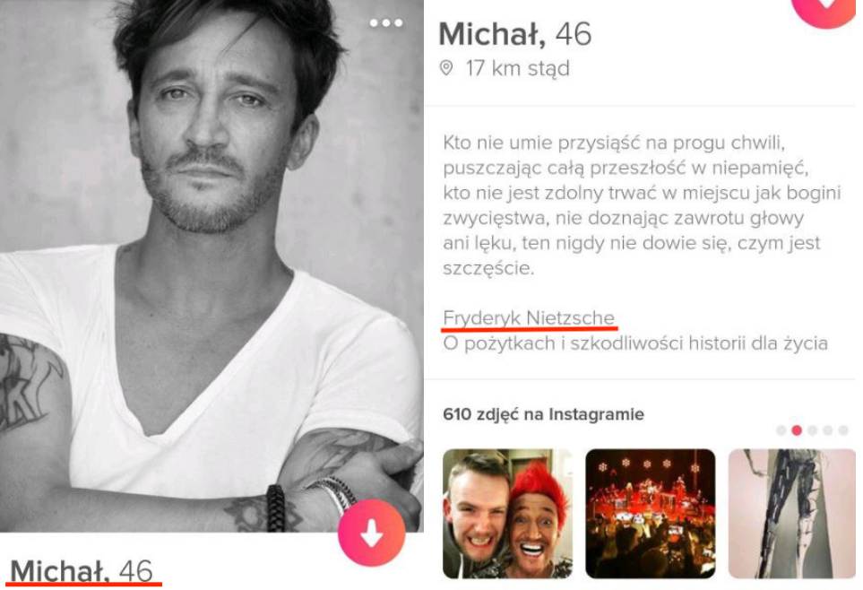 Michał Wiśniewski jest otwarty na nowe znajomości, zainstalował Tindera i bajeruje