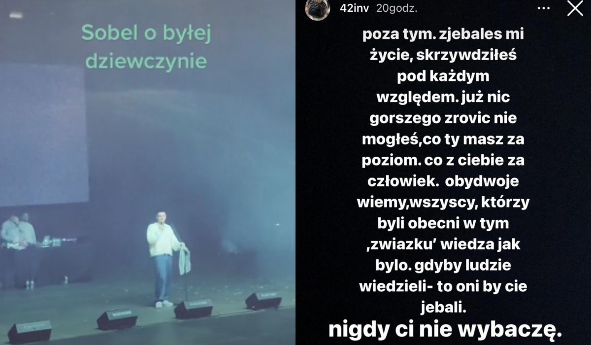 Dziewczyna zaorała rapera, który obrażał ją ze sceny, przypomniała, że pomagała mu kiedy był tylko Szymonem z problemami, a nie Soblem