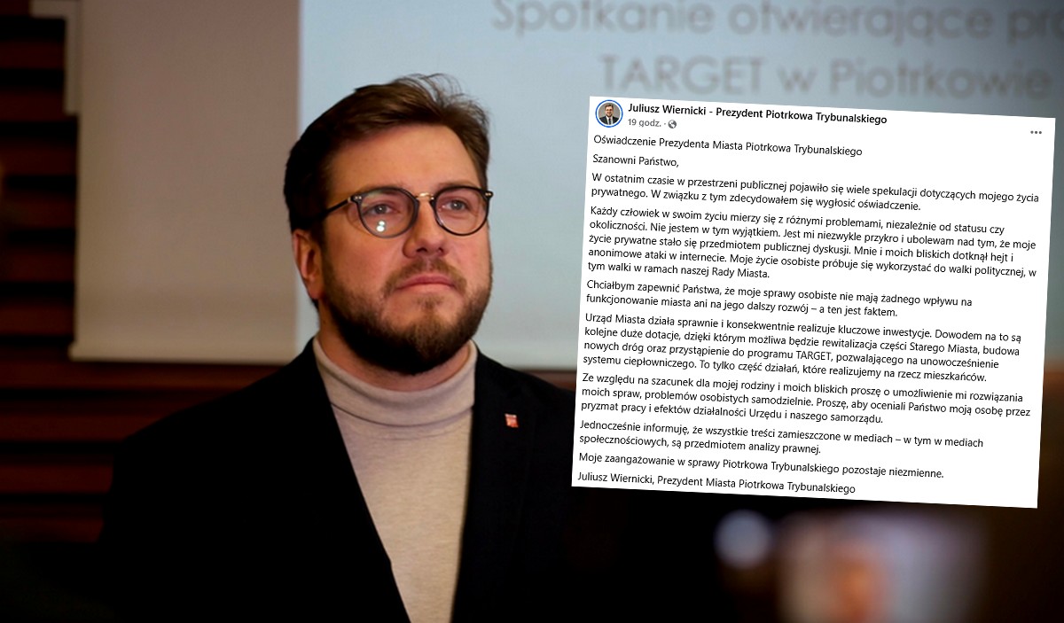 Piotrków Trybunalski, miasto s*ksu i biznesu, żyje romansem swojego prezydenta, który wolałby ciszę