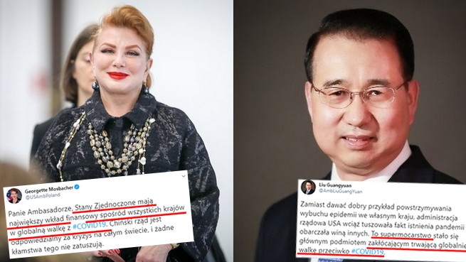 Ambasadorzy Chin i USA przekomarzają się w social media, przez kogo wybuchła pandemia