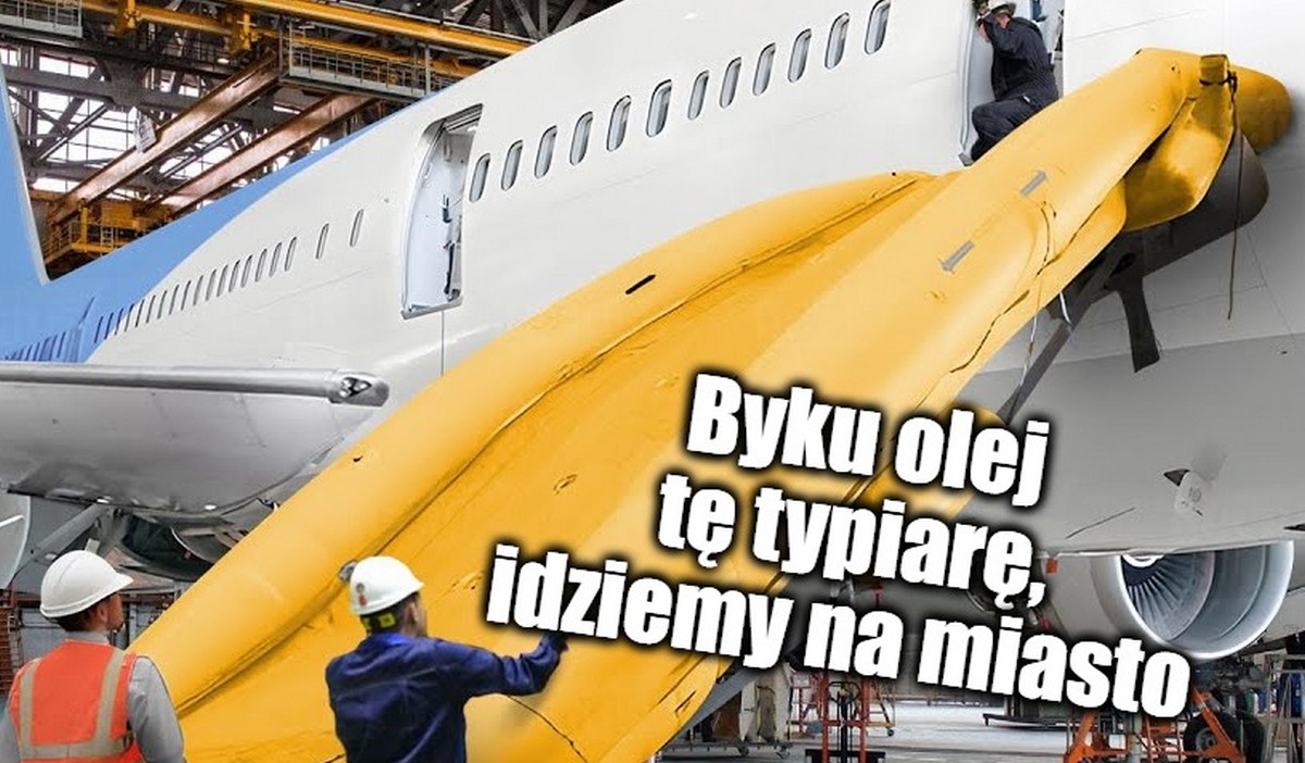 USA: chłop pokłócił się z dziewczyną w samolocie, chciał się przewietrzyć, więc otworzył drzwi awaryjne i odpalił zjeżdżalnie
