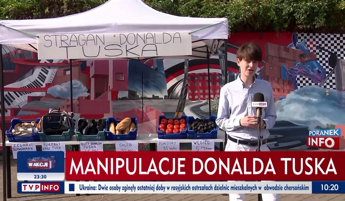 Forum Młodych PiS ruszyło z akcją demaskowania lidera KO i otworzyli "Stragan Tuska"