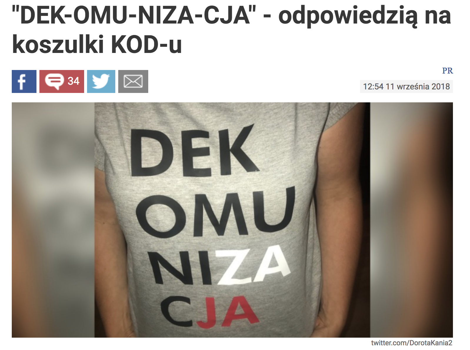 TV Republika: koszulki DEK-OMU-NIZA-CJA robią furorę w sieci