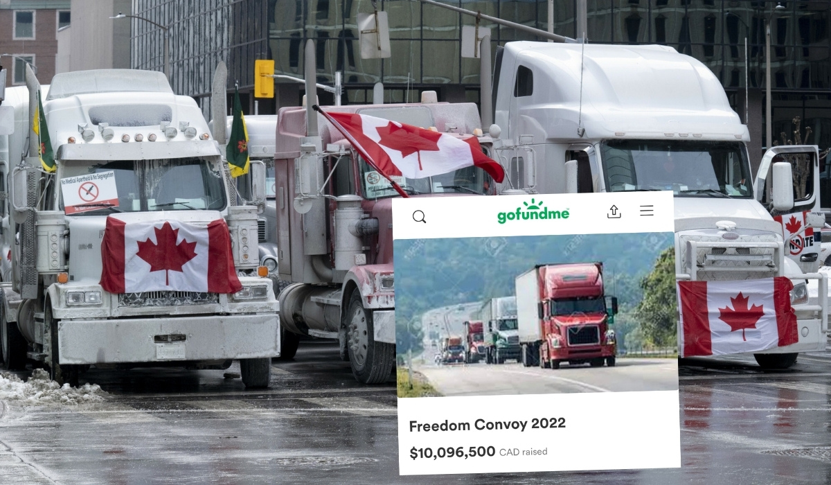 Kanada: zbiórka na "Konwój Wolności" została wstrzymana przez GoFundMe, co może wyhamować protesty