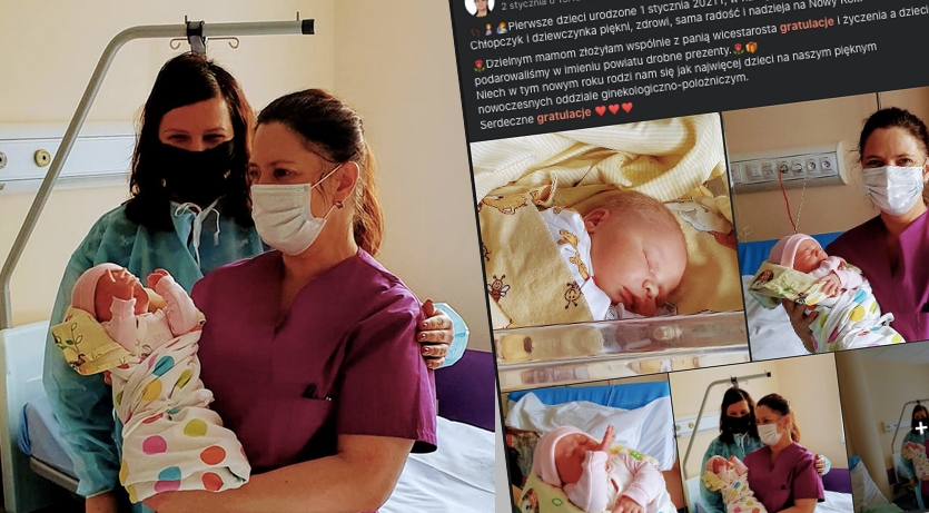 Jarocin: starosta zrobiła sobie fotkę z noworodkiem dla lansu, tata dziecka nie może