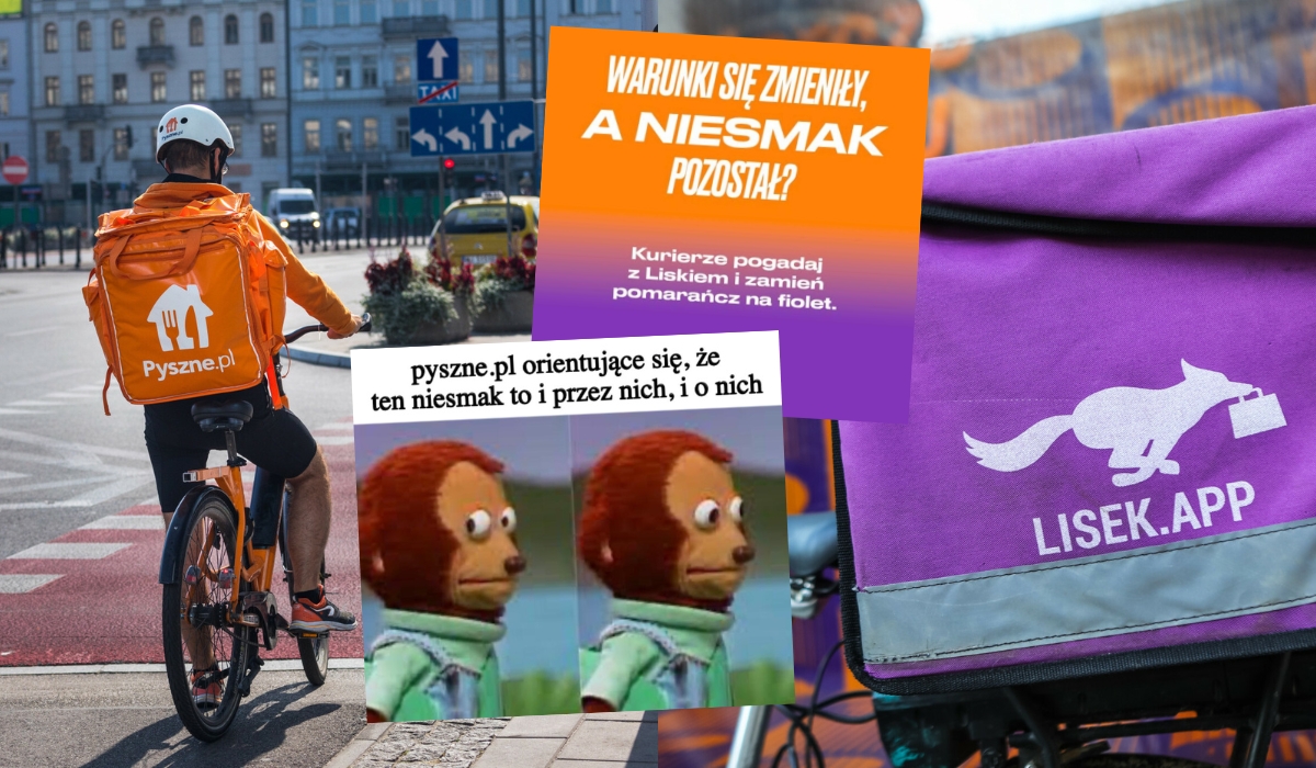 Obrażone Pyszne.pl usunęło Liska ze swojej oferty, poszło o umowy kurierów
