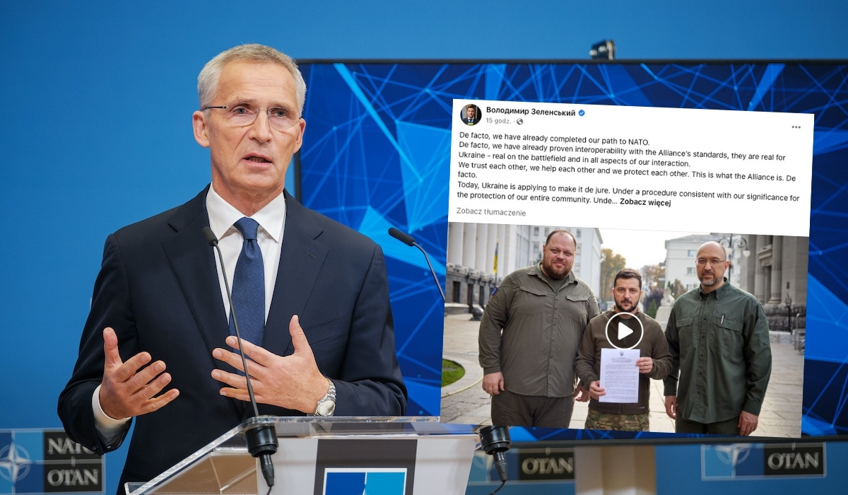 Szef NATO ominął temat przyjęcia Ukrainy i zapewnił tylko, że dalej będzie wsparcie