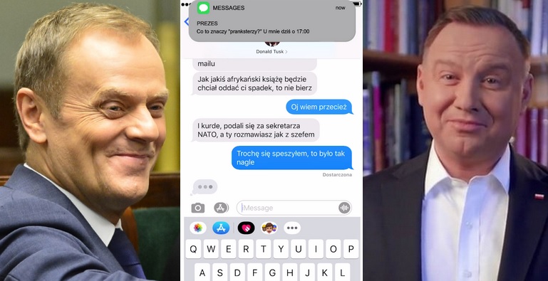 Przejęliśmy rozmowę Donalda Tuska z Andrzejem Dudą. Chyba jednak się lubią