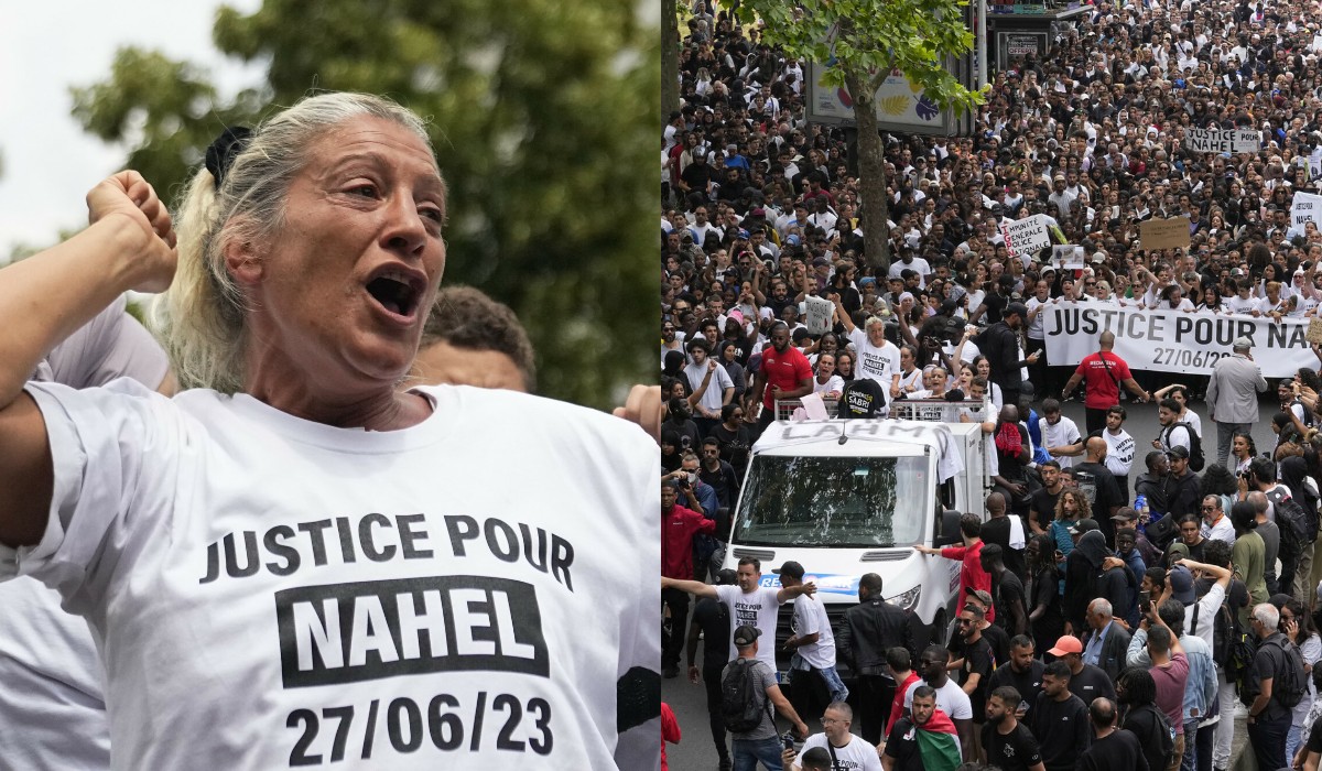 Francja: mama zabitego nastolatka stanęła na czele marszu na przedmieściach Paryża