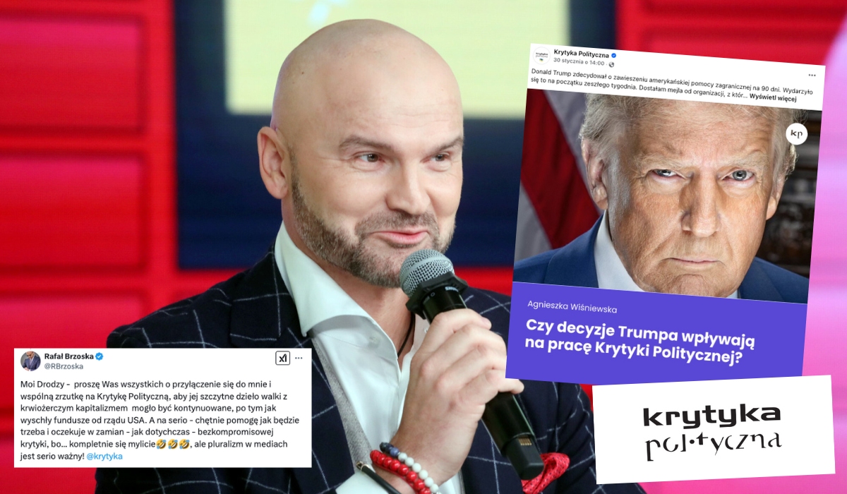Rafał "Elon" Brzoska żartuje, że będzie musiał dofinansować Krytykę Polityczną, której odcięto finansowanie