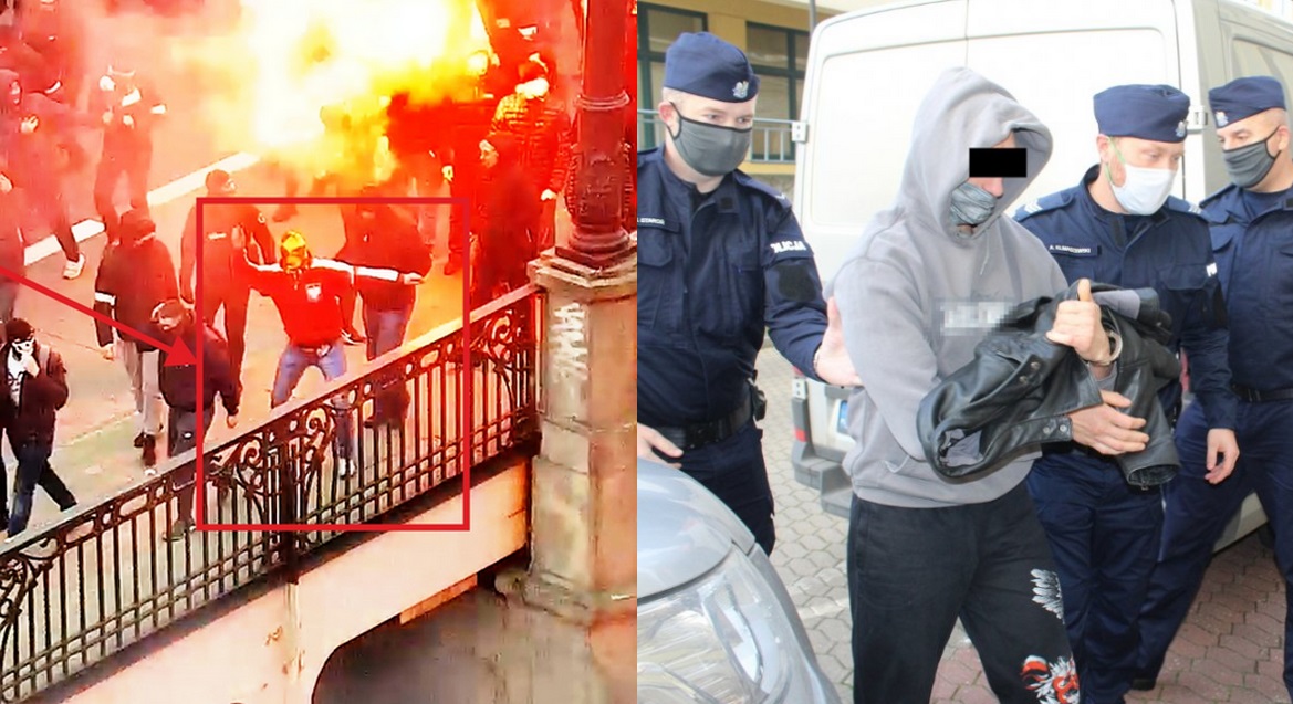 Zatrzymano typa z Marszu Niepodległości od podpalenia mieszkania i chyba nie jest z Antify