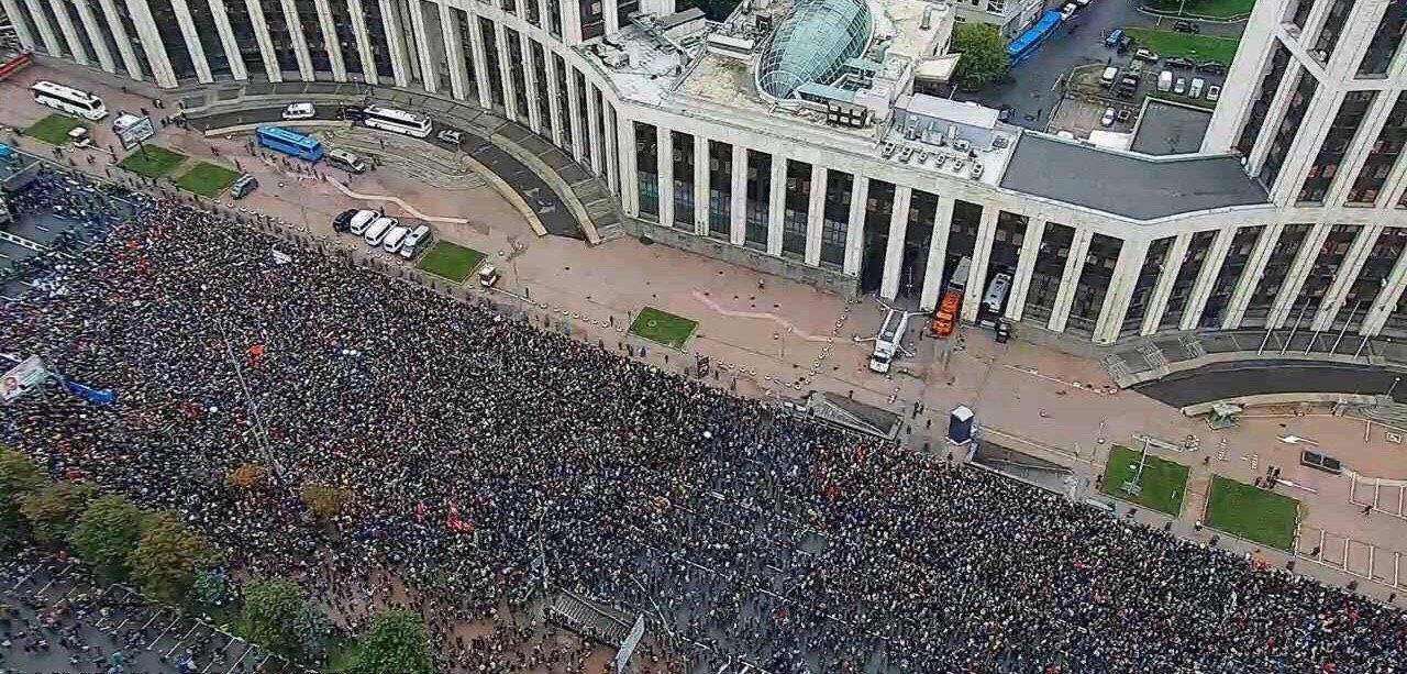 Moskwa: ponad 60 tysięcy demonstrujących w obronie wolnych wyborów