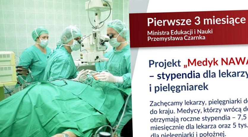 Ministerstwo prosi medyków, żeby wracali do kraju i nawet proponuje jakieś pieniądze