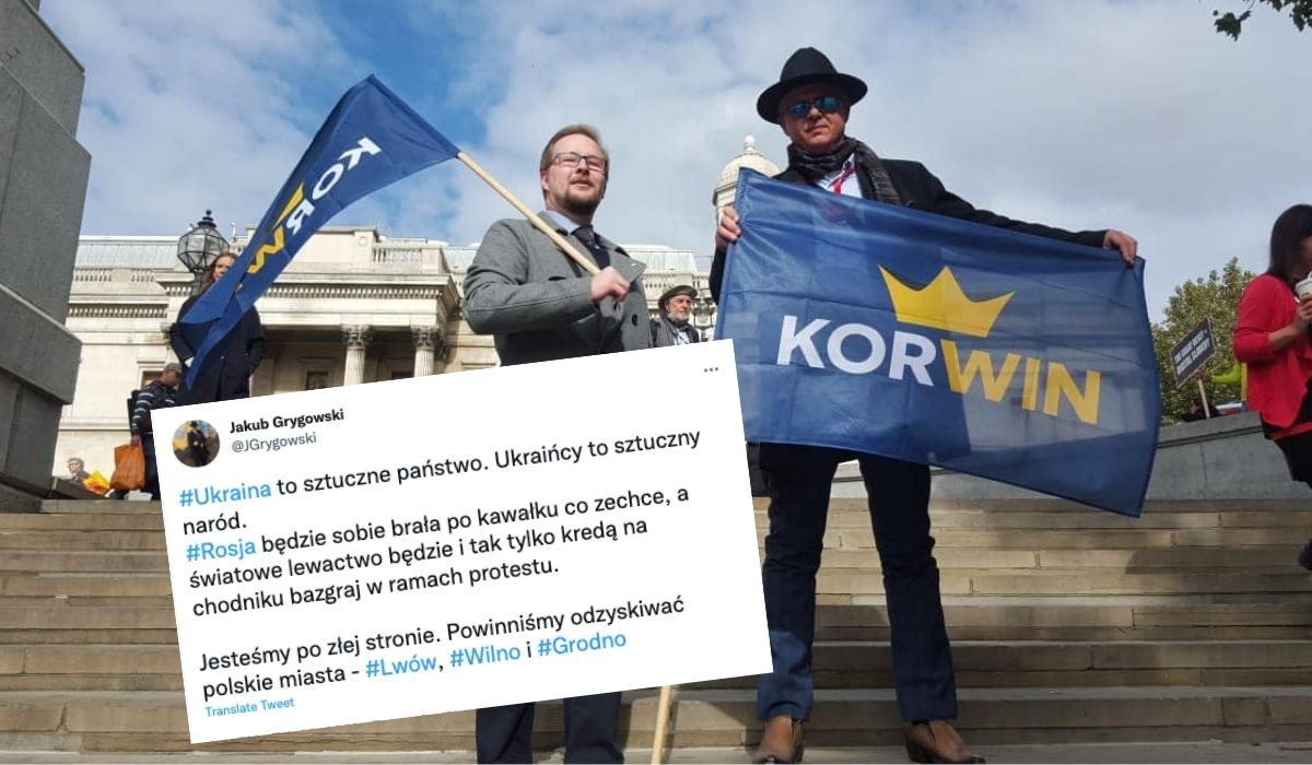 Członek partii KORWiN wzywa do podboju Lwowa, sam Korwin-Mikke też stale komentuje prorosyjsko