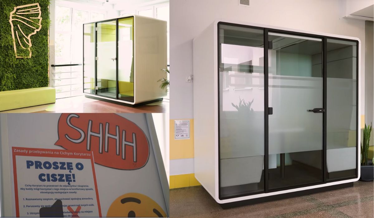 Mikołów: w szkołach umieszczono kabiny wyciszające, żeby uczniowie mogli się skupić albo odpocząć od tego wszystkiego