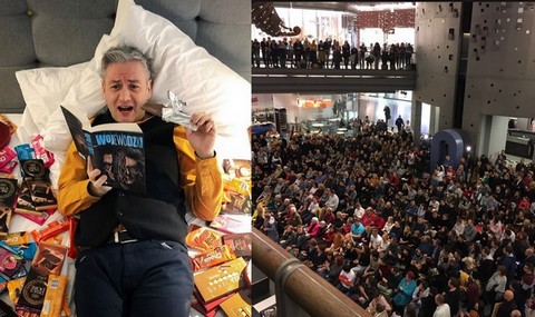 Tłumy na spotkaniu z Robertem Biedroniem w Poznaniu