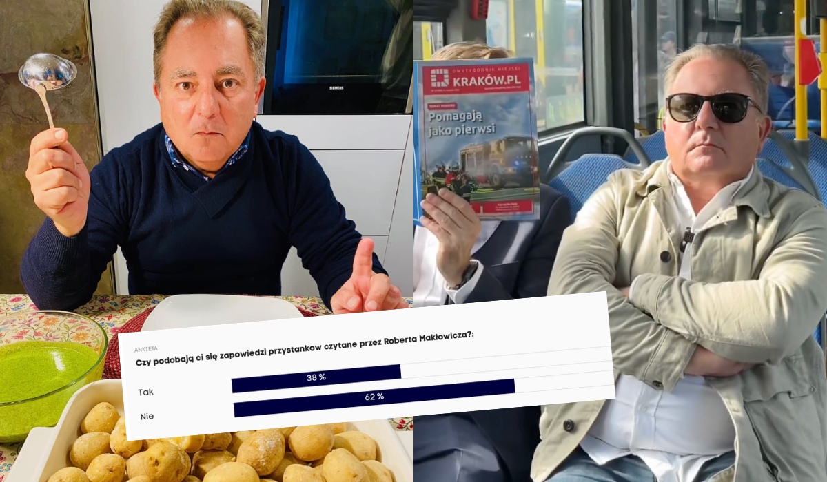 Kraków: mieszkańcy skarżą się na głos Makłowicza w komunikacji miejskiej, bo mówi niewyraźnie i ma dziwny ton