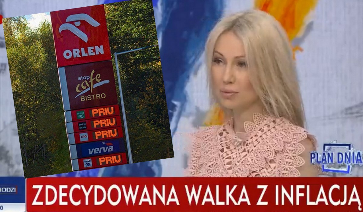 Magdalena Ogórek w TVP tłumaczyła, że ceny benzyny muszą być wysokie, żeby nam jej obcy nie wytankowali
