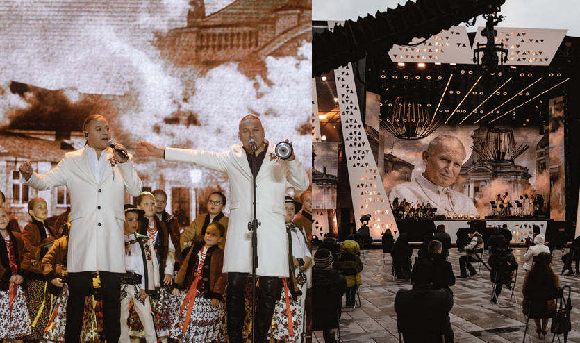 Wadowice: mimo czerwonej strefy zorganizowano koncert papieski. "Tutaj wszystko się zaczęło"