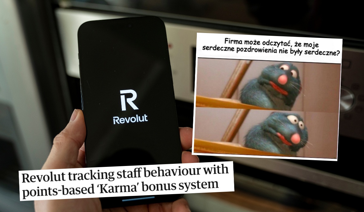 Firma Revolut powiązała bonusy dla pracowników ze śledzeniem ich zachowania, przyznaje im punkty "karmy"
