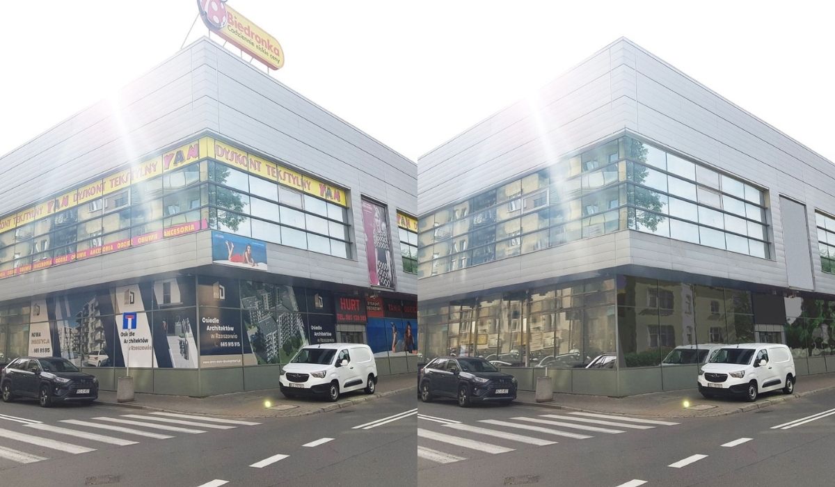 Rzeszowski AdBlock - aktywiści pokazują, jak miasto wypiękniałoby bez nawału reklam