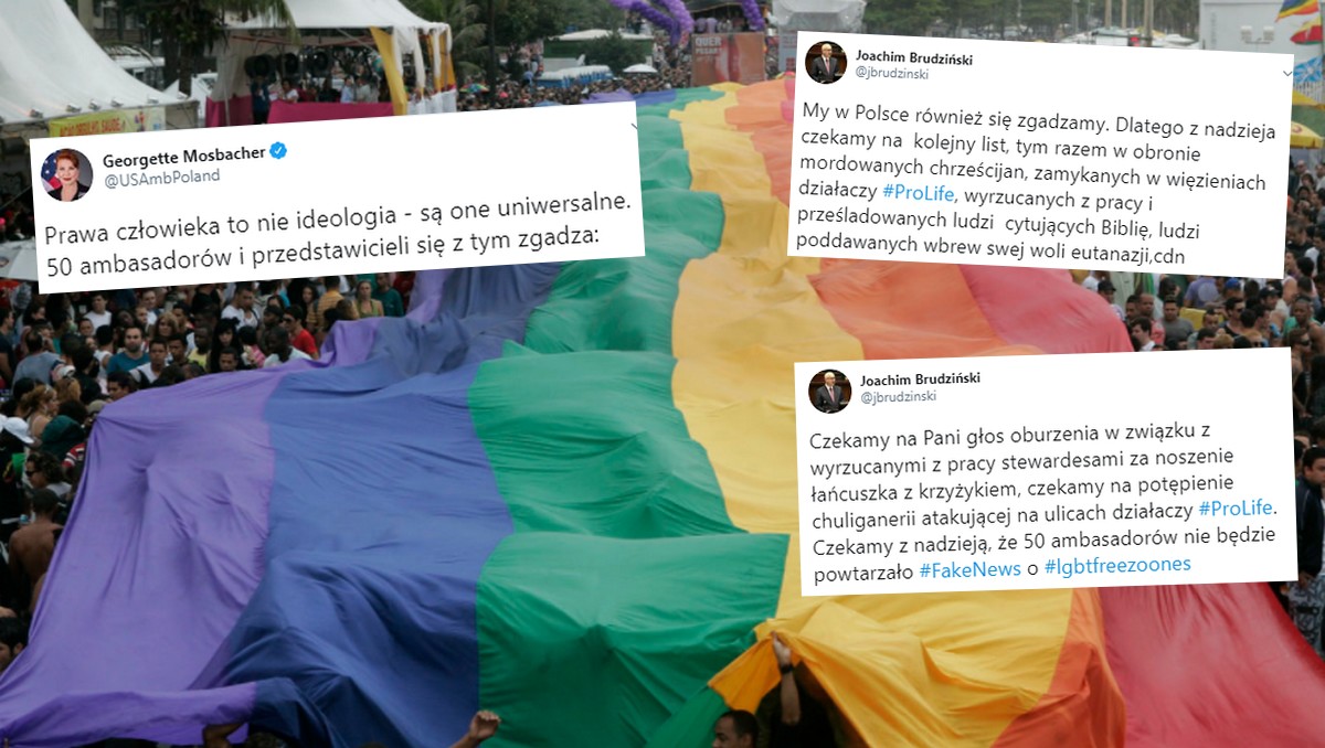 List 50 ambasadorów w Polsce z poparciem dla społeczności LGBT