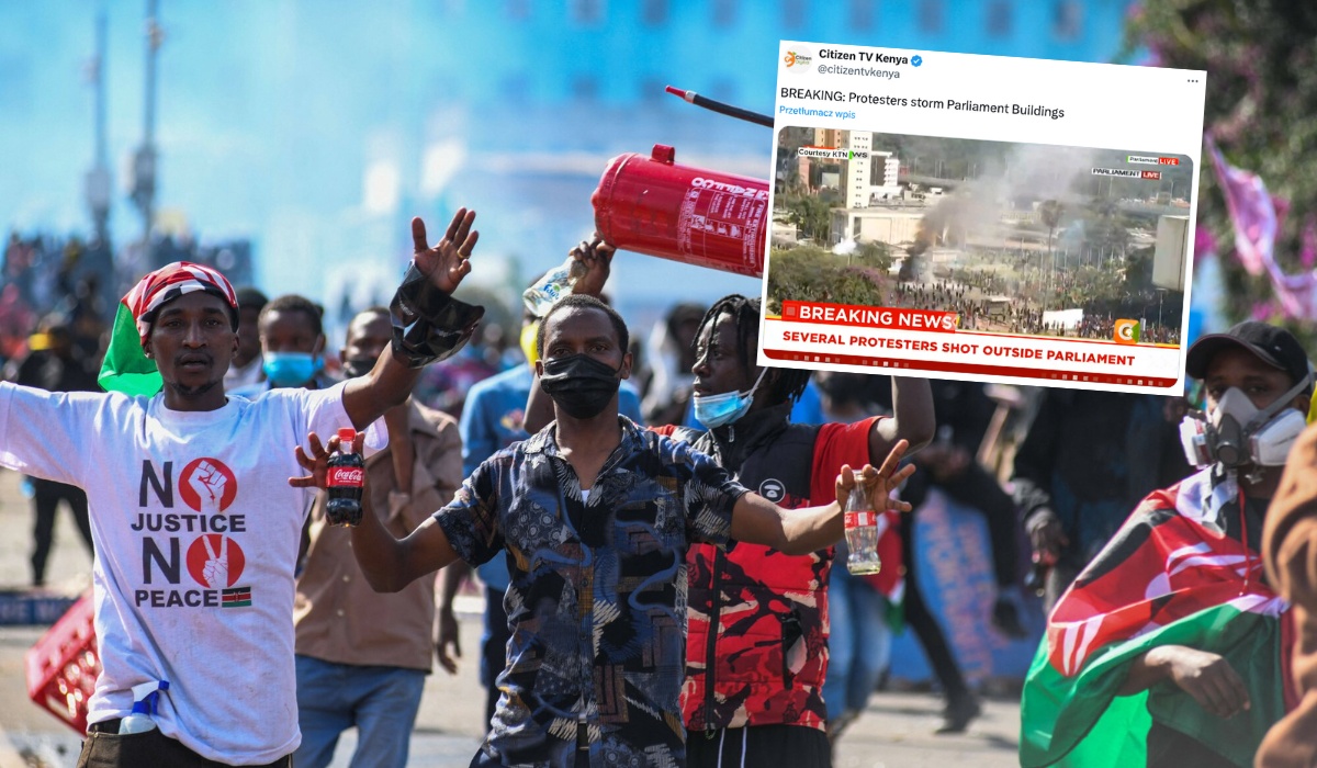 Kenia: wybuchły antyrządowe zamieszki po ogłoszeniu podatków, które uderzą w najbiedniejszych