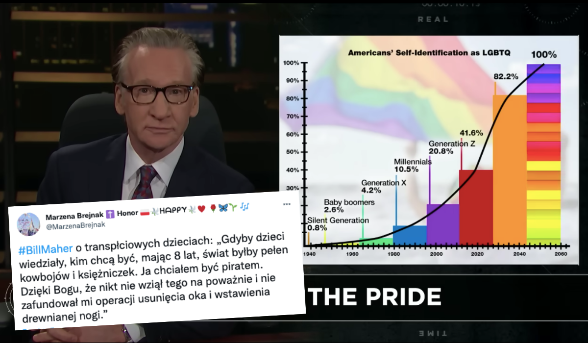 Cytat z Billa Mahera o trans dzieciakach zrobił się nagle bardzo popularny w polskim internecie