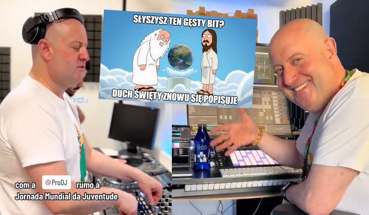Techno ksiądz pojechał gęstym setem na ŚDM i pochwalił się nagraniami na TikToku