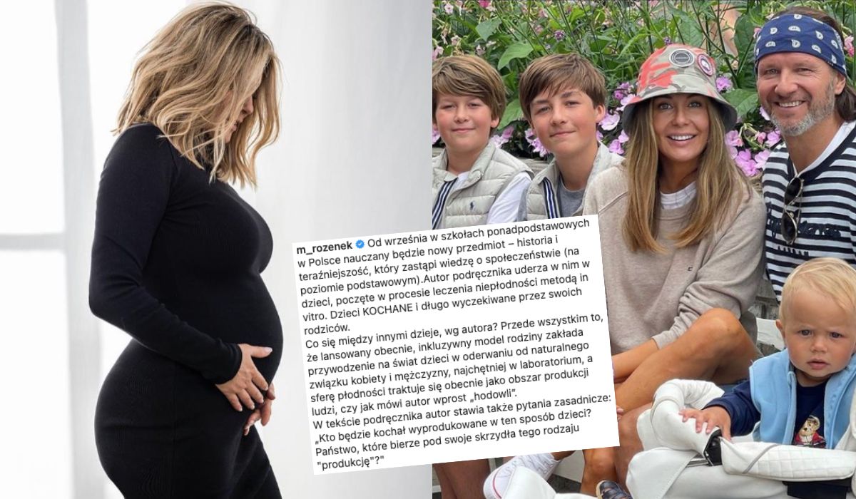Małgorzata Rozenek jako mama dzieci z in vitro proponuje, żeby się od nich odwalić w podręczniku do HiT