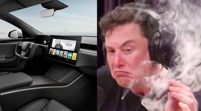 Nowe Tesle będą mieć konsole, żeby na przykład popykać w Wiedźmina po drodze
