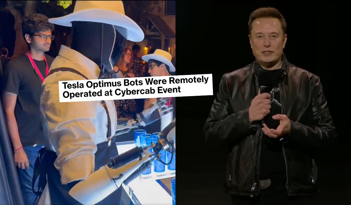 Okazało się, że roboty na prezentacji Muska były sterowane przez ludzi, żeby "pokazać potencjał"