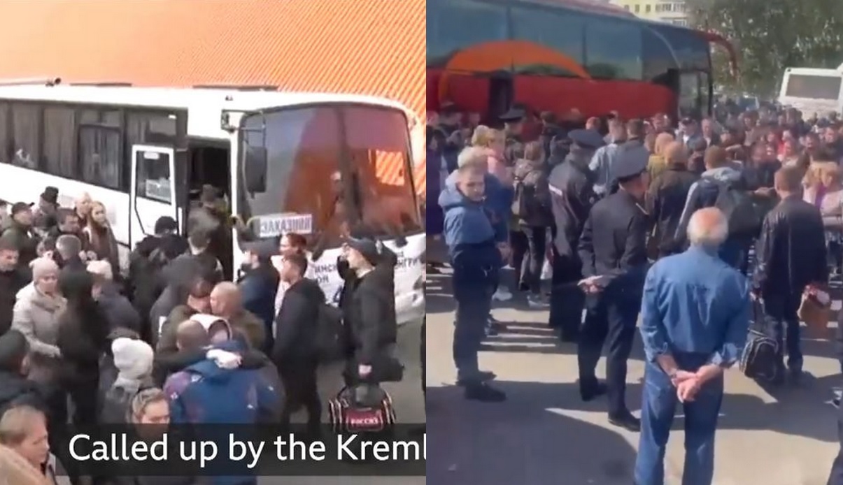 Mobilizacja w Rosji wygląda jak aresztowania, ale jest realizowana, powołani boją się więzienia